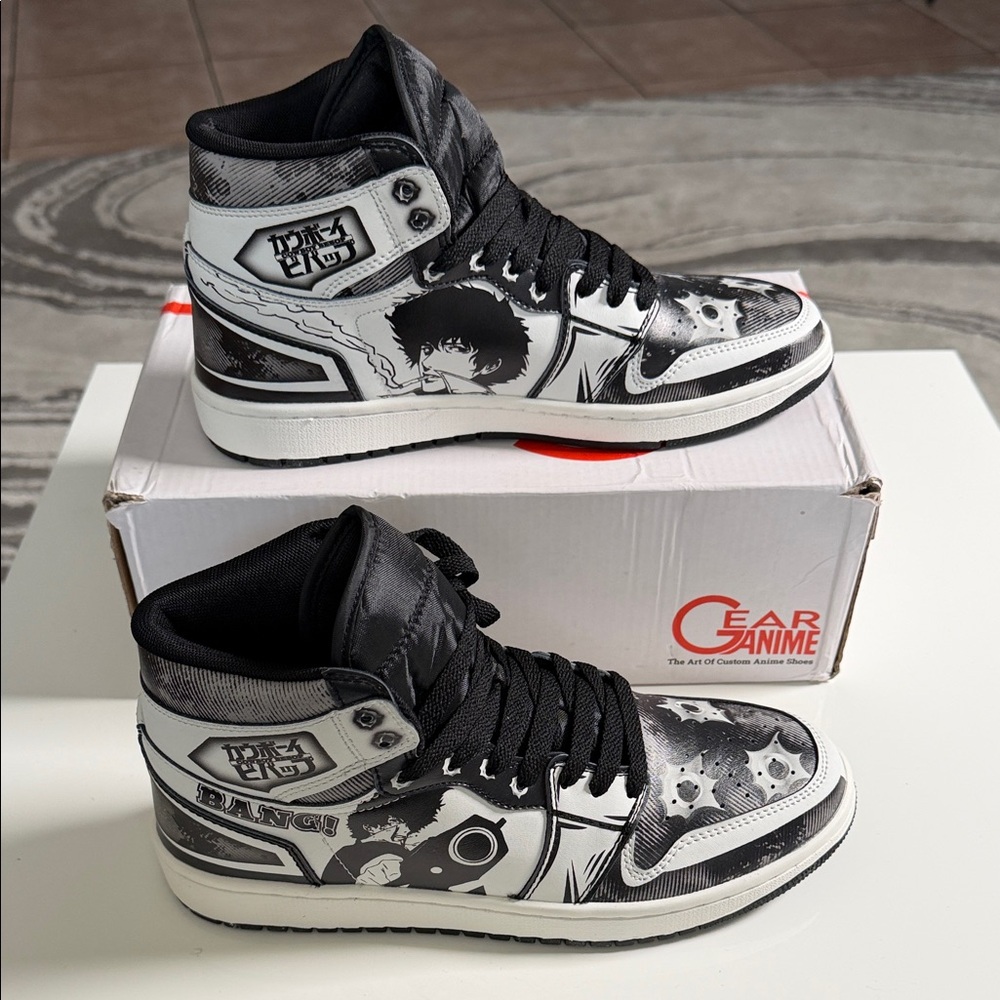 Gear Anime Unisex Cowboy Bebop Sneakers Spike Spiegel Anime Custom Shoes